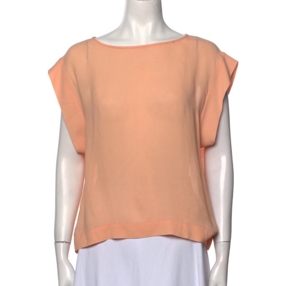Peach Sleeveless Women's Top